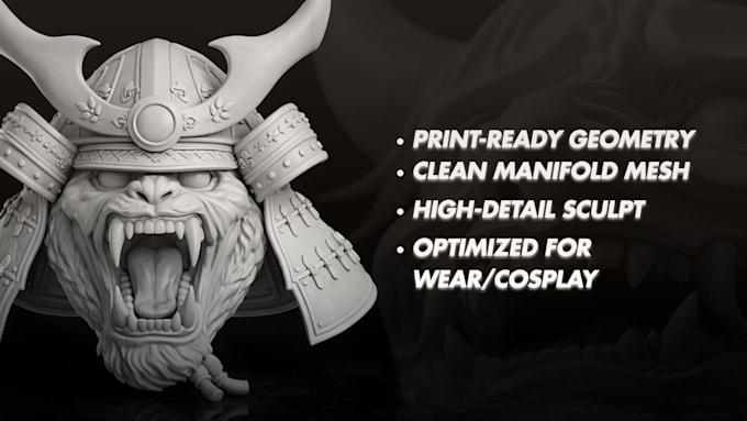 create 3d modeling of a helmet or mask for 3d printing