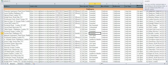 collect emails, numbers, and links