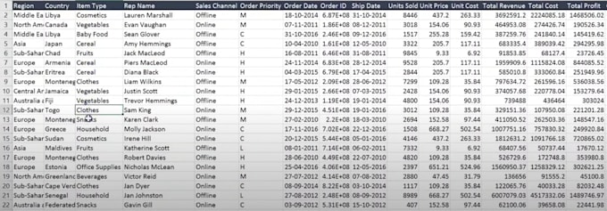 create excel dashboards and do data analysis