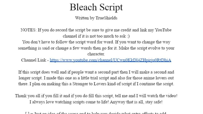 write you full anime recap script for your youtube