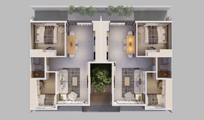 make 3d floor plan and isometric