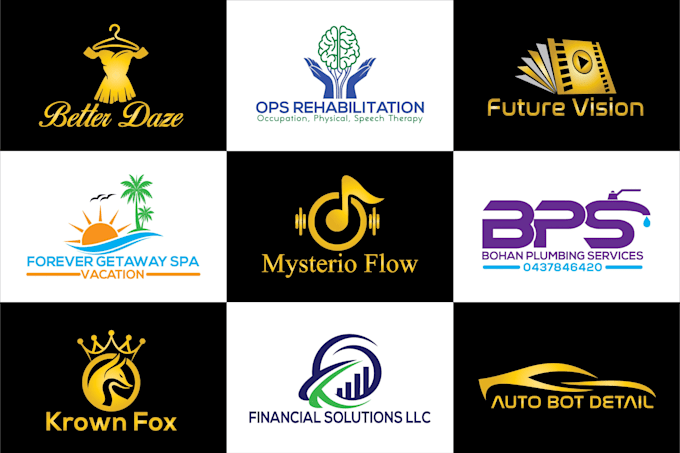 do luxury modern minimalist versatile business logo design