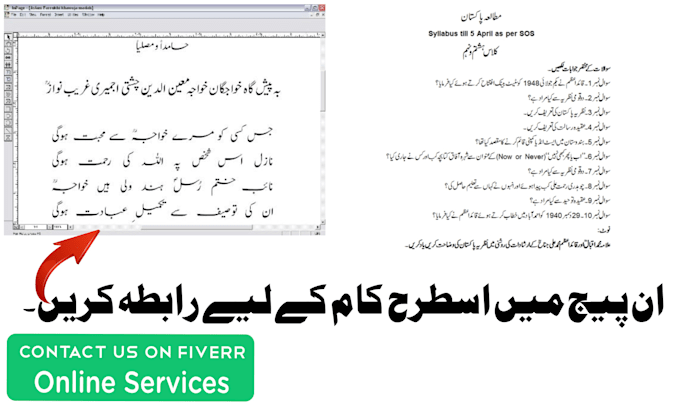 inpage urdu typing professionally