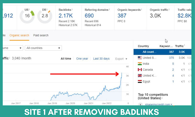 disavow bad backlinks, spammy and toxic links effectively