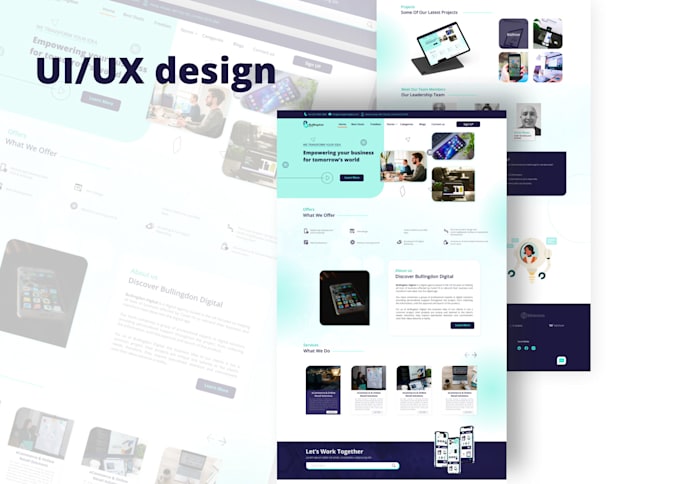design UI UX prototype wireframe for your website mobile app