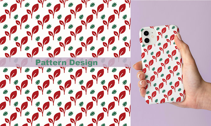 design unique textile floral print, repeat seamless pattern
