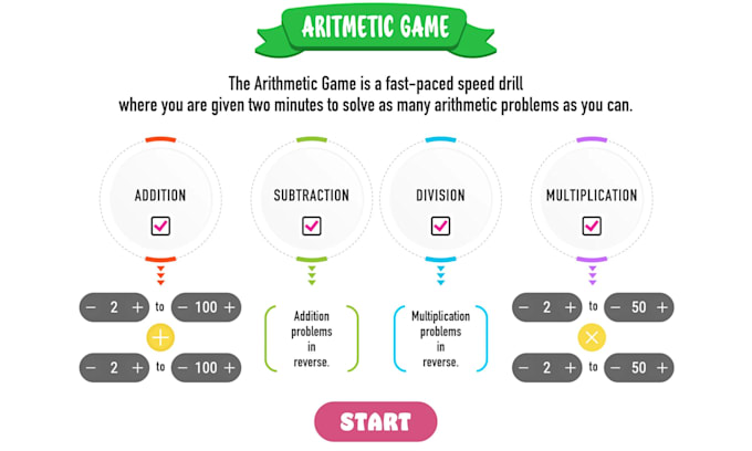 design and develop HTML5 educational math and language games, apps and pwas