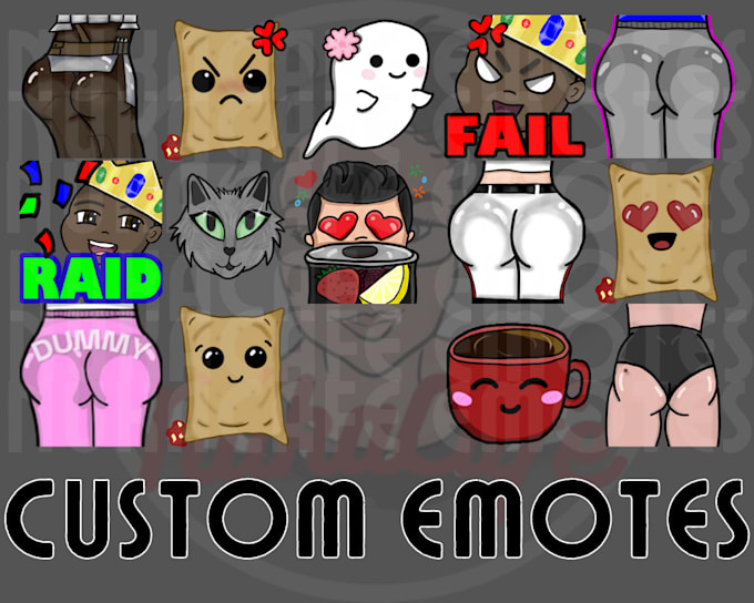make custom emotes for twitch, youtube, or discord