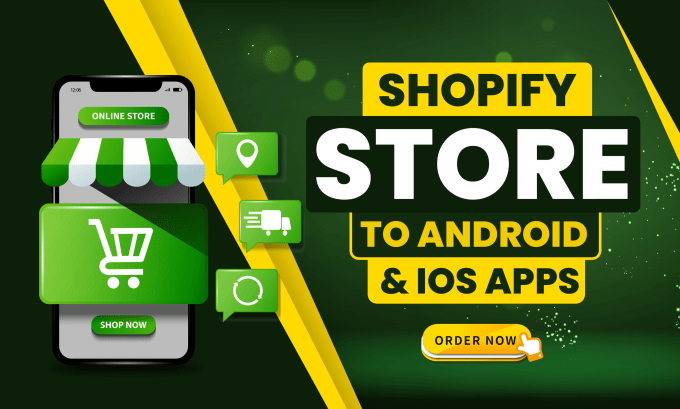 convert shopify store to ios and android app