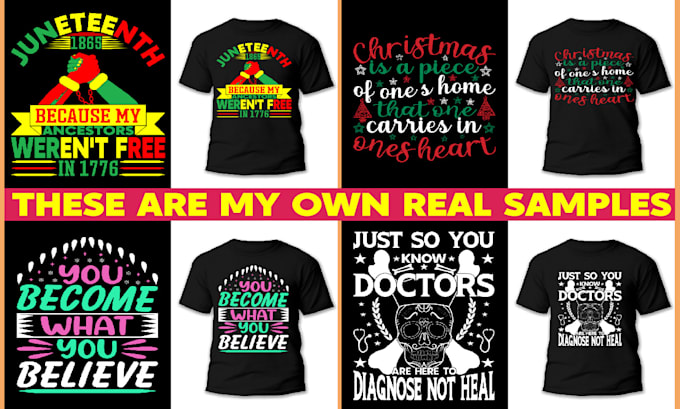 create eye catching custom t shirt design