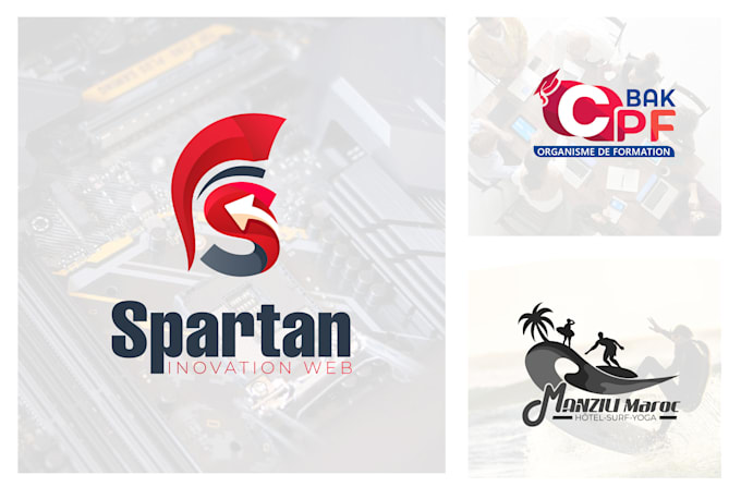 create professional word mark and typography modern logo