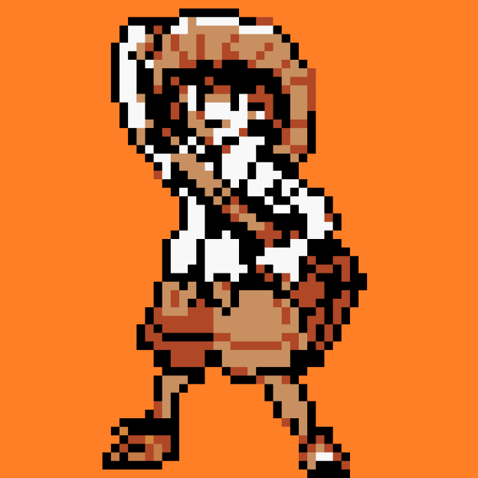Do a pokemon gen 2 sprite sheet of your character by Vitor_u | Fiverr