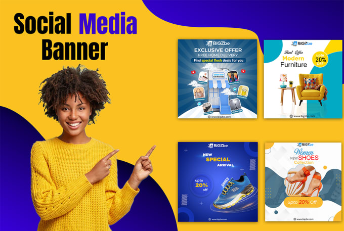 design a catchy ig, fb post, ads, carousel post, signage, social media poster