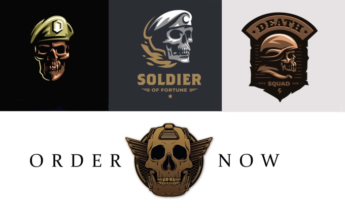 Design superbe militaire, tactique, crâne, armée, badge patch
