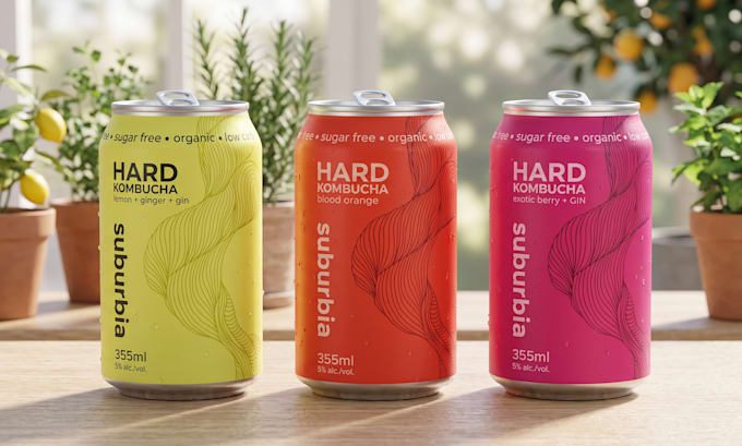 design modern beverage can packaging