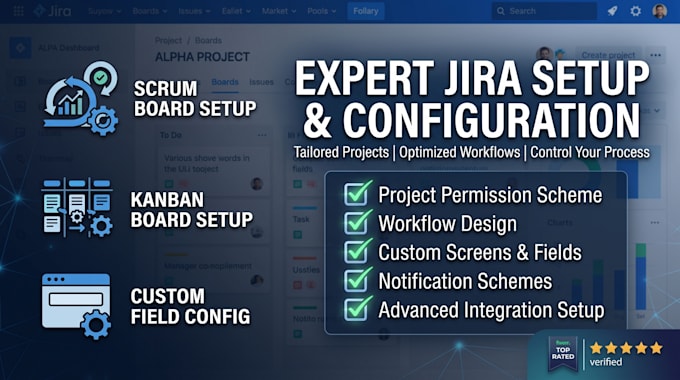 be your jira admin to setup jira, jira integerations, jira automations