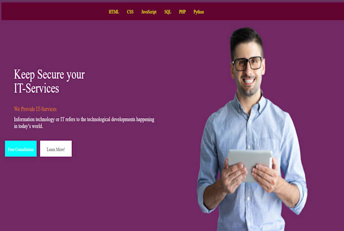 Create responsive website using html css bootstrap by Dawar_iftikhar ...