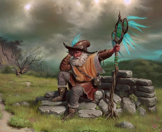 make a fantasy dnd characters or dd oc character