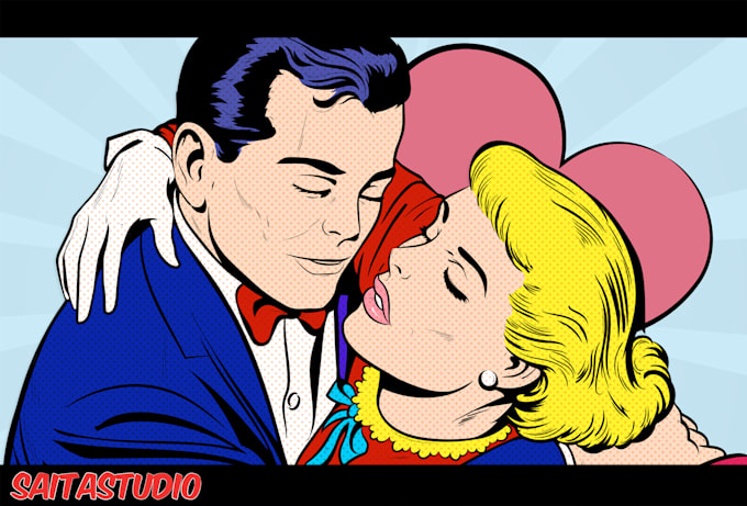 draw you into professional pop art artwork