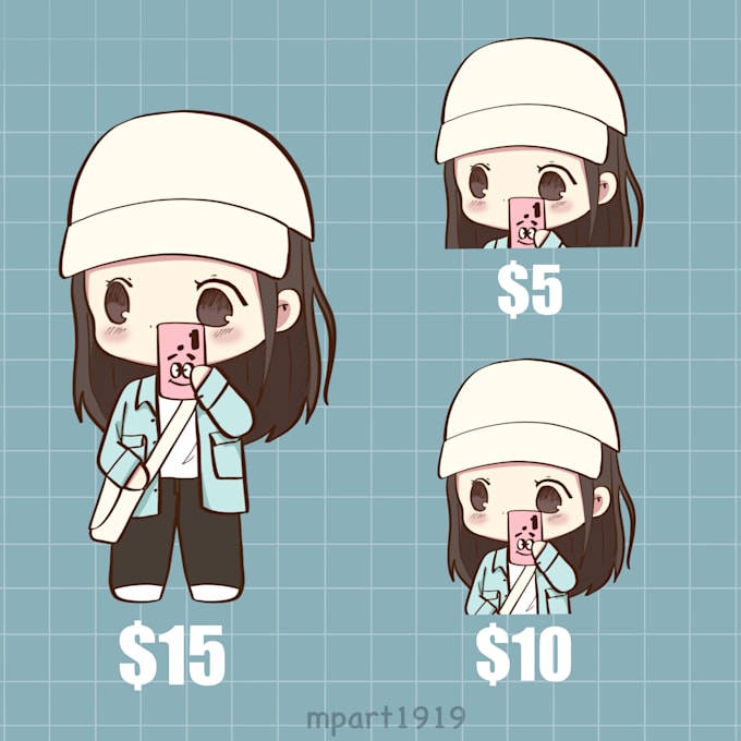 draw chibi icon in 2 hours