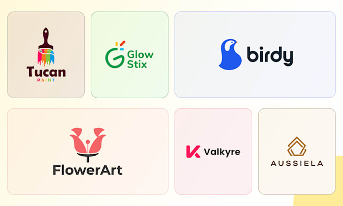 do unique modern minimalist creative iconic logo creation