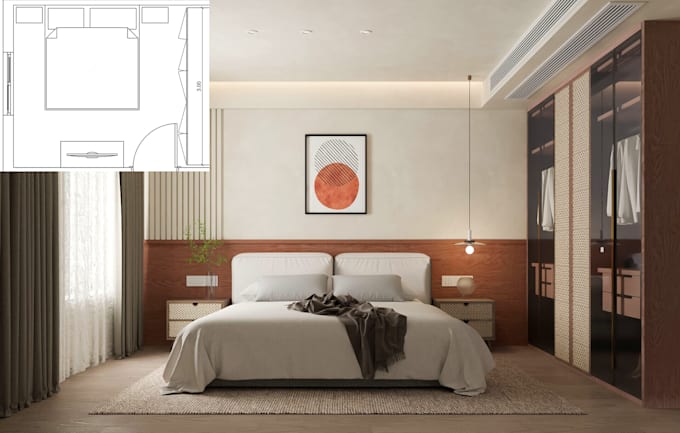do 3d architectural design, interior design, exterior rendering, 3d floor plan