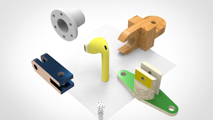 do 3d cad modeling, product design, rendering, stl, dxf file