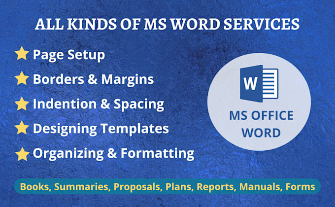be your virtual assistant in ms word or excel