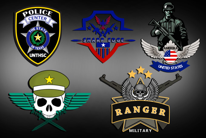 design professional army, military, or skull logo