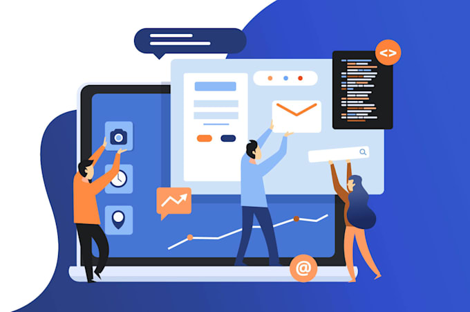 create, fix bugs, redesign react website