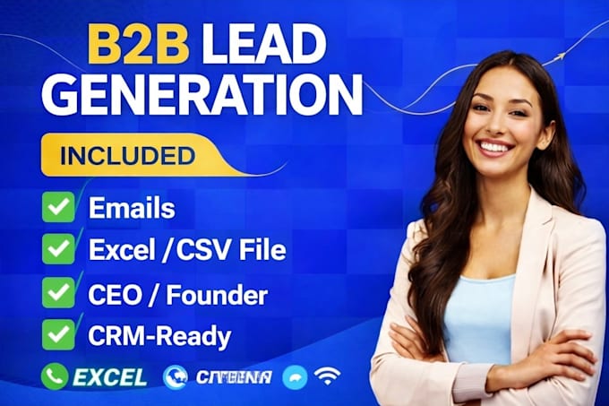 do b2b lead generation with verified emails and contacts