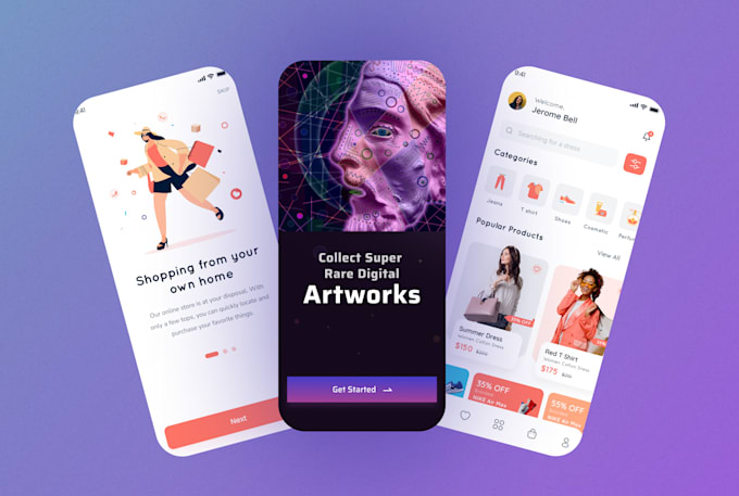 Responsive web ui ux design, app ui ux design, dashboard ui design ...