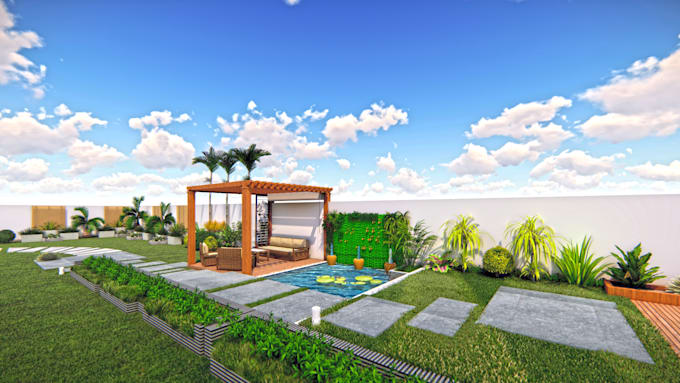 do backyard, pool and garden design