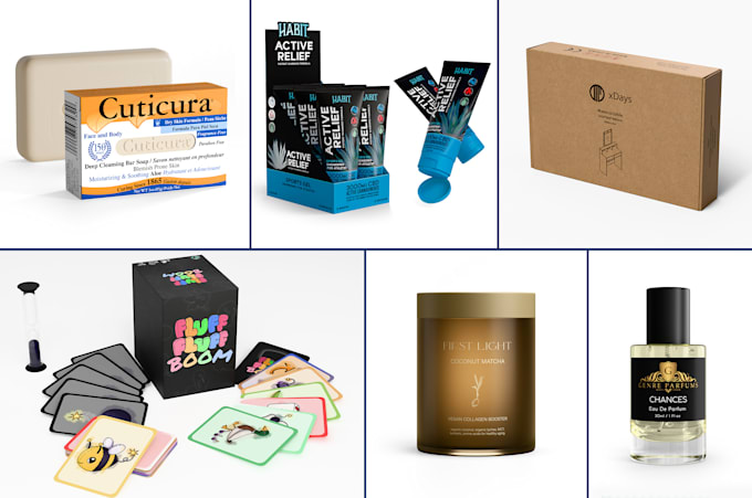 create 3d product mockup and packaging design