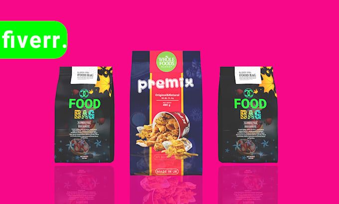 design pouch label, coffee bag, and mylar bag design