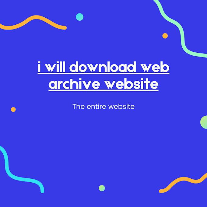 download restore your website from archive org