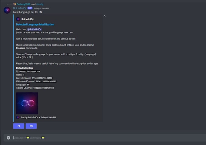 create a custom discord bot