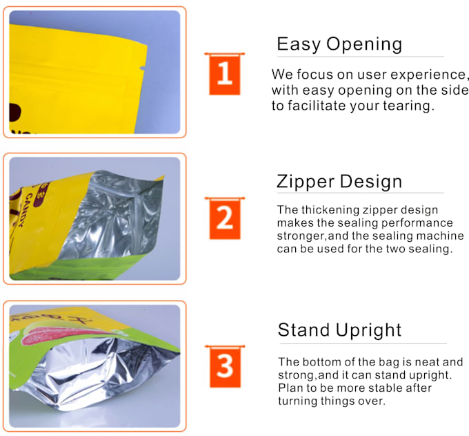 printing custom mylar bag packaging bag