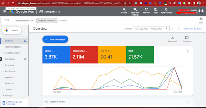 audit, setup and optimize google ads adwords PPC campaign