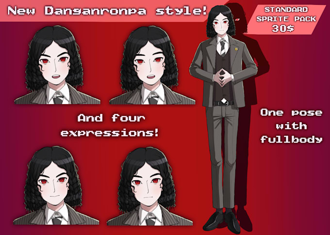 make your danganronpa sprite