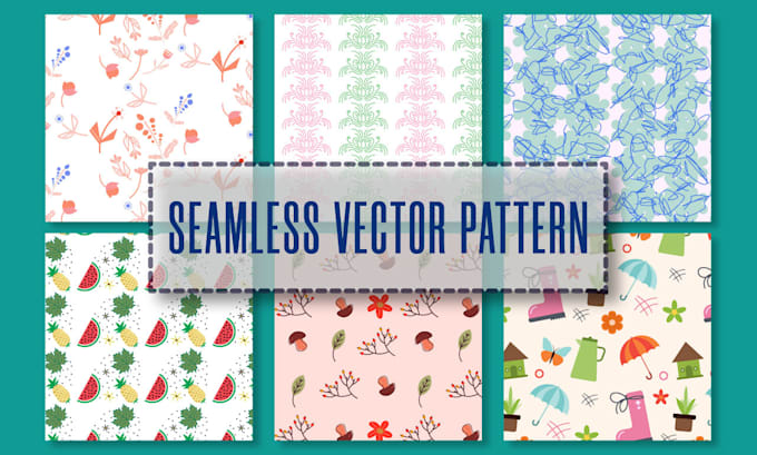design custom seamless textile fabric pattern design