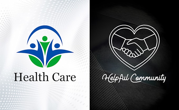 redesign, redraw, minimalist, community and corporate logo
