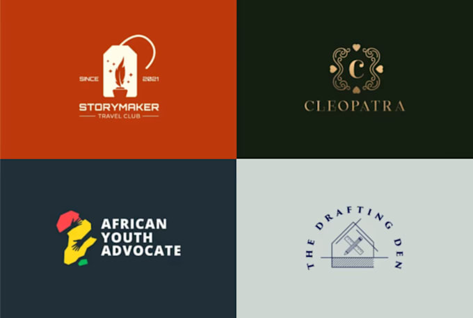 design a unique modern minimalist logo with copyrights