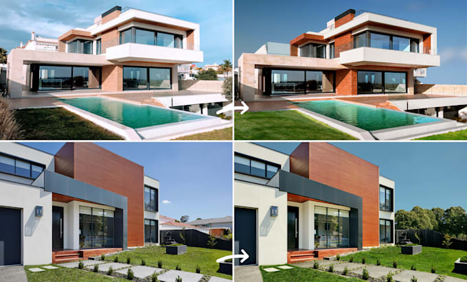 architecture interior exterior editing