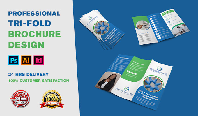 create trifold,bifold,brochure design,leaflet,catalog design