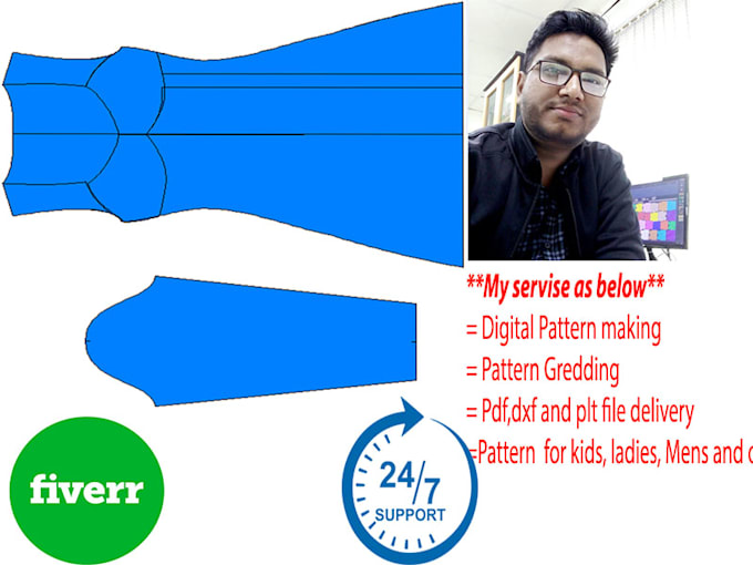 do premium pdf sewing pattern with grading