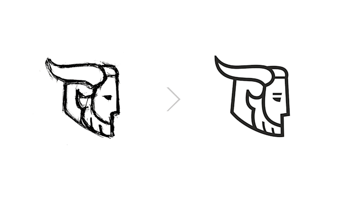 convert your sketch or jpg logo to vector file