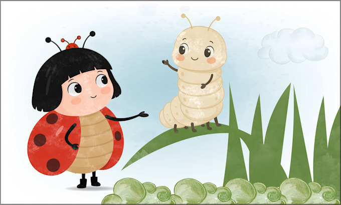 illustrate children story book illustration