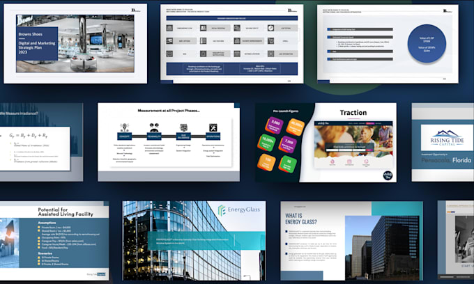design your business presentation deck
