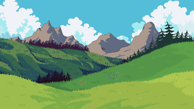 create pixel art backgrounds and environments for your game